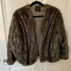 Zara faux fur jacket